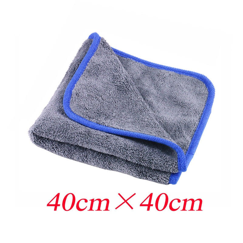 800GMS Car Care Polishing Super Thick Plush Microfiber Car Cleaning Cloth Car Care Microfibre Wax Detailing Washing Drying Towel