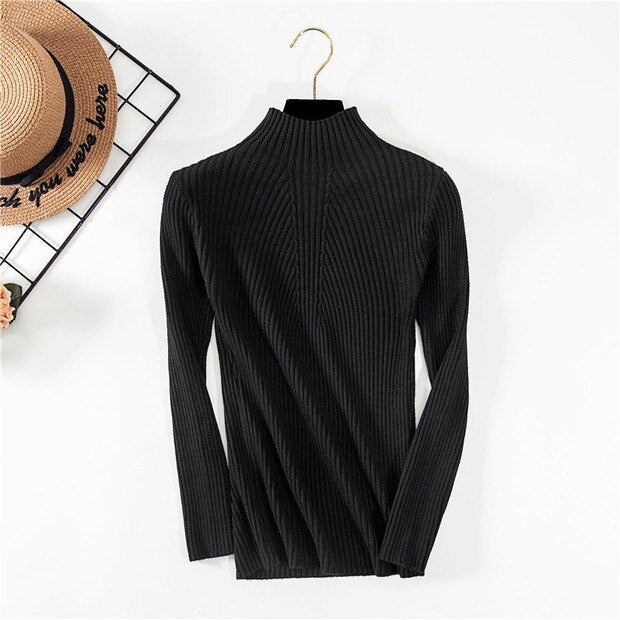 New Women's Turtleneck Sweater Women Sweaters Fashion Jersey Women Winter 2023 Autumn Pullover Women Sweater Jumper Truien Dames