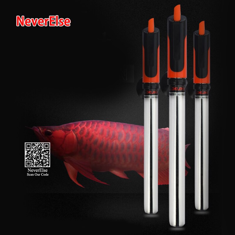 Super Aquarium Heater Submersible Heating Rod 17-35DegreeCelsius Adjustable 50/100/200/300/500W to Control Fish Tank Temperature