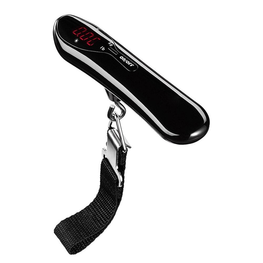 Portable 50kg/110lb Electronic hand held luggage scale Hanging Scales Weight Balance Travel suitcase case