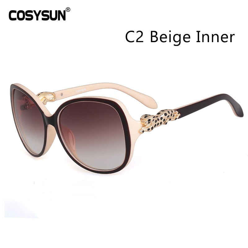 2018 COSYSUN Brand Leopard Sunglasses Women sun glasses Women Brand designer Women Sunglasses Luxury Sunglasses Women Eyewear