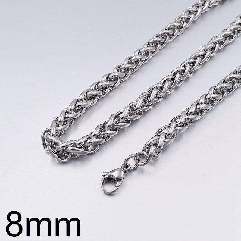 GOKADIMA Stainless Steel Chain Necklace for men or women Jewelry Accessories, Wholesale bijioux