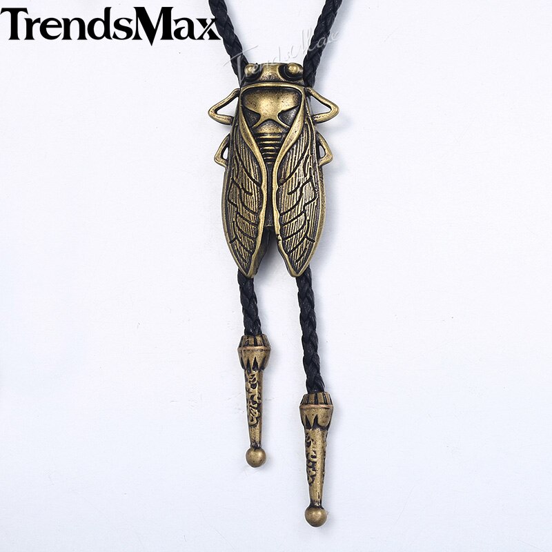 Men's Necklace Casual Business 26 Styles Bolo Tie Vintage Leather Necklace Male Dropship Wholesale Jewelry Gifts for Men UNM10