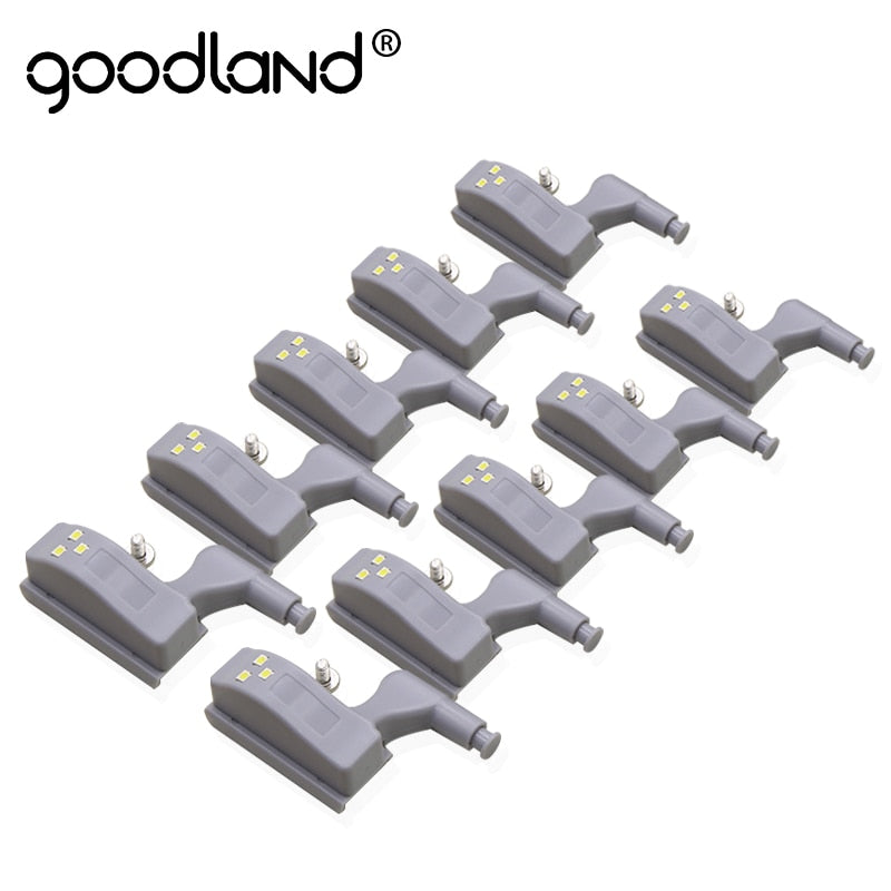Goodland LED Under Cabinet Light Sensor Wardrobe Light Universal Led Armario Inner Hinge Lamp For Kitchen Cupboard Closet
