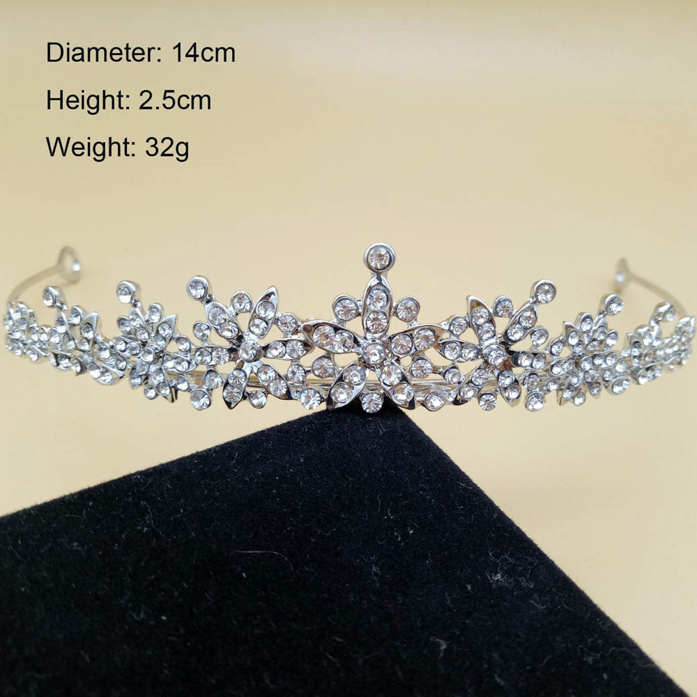 4 Design Pearl Bridal Tiara Crowns For Wedding Bride Women Hair Ornaments Head Decorations Rhinestone Hair Jewelry Accessories