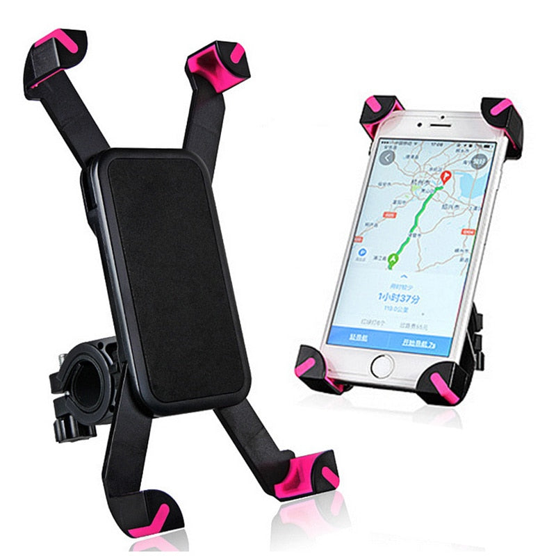 Bicycle Phone Holder Mobile Support Telephone Velo Scooter Motorcycle Phone Mount GPS Holder Bike Handlebar Clip Bracket Stand