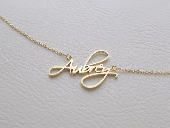 Custom Child Necklace Baby Name Necklaces Women Kids Gifts Personalized Nameplate Jewelry Stainless Steel Rose Accessories