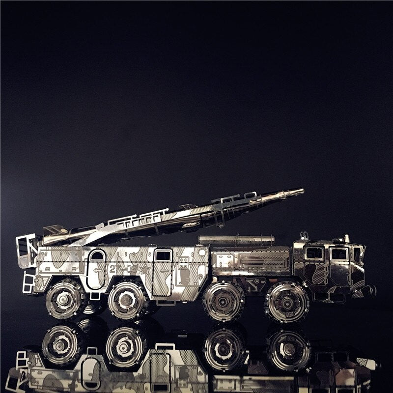 MMZ MODEL NANYUAN 3D Metal model kit Assembly Model DF-11 MISSILE CARRIER 2 Sheets Puzzle  DIY TOYS Gift Chinese military