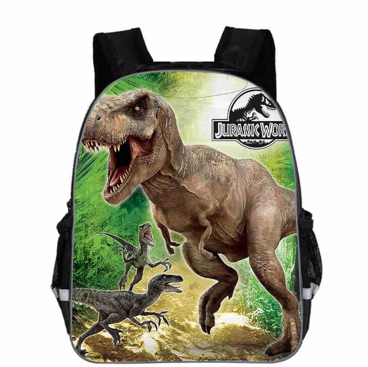 11-16inch Popular Animal Printing Dinosaur Backpack For Kids Jurassic World Fallen Kingdom Bags For Girls Boys Children School