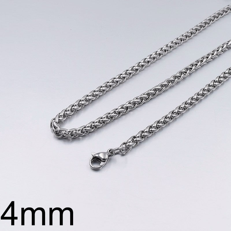 GOKADIMA Stainless Steel Chain Necklace for men or women Jewelry Accessories, Wholesale bijioux