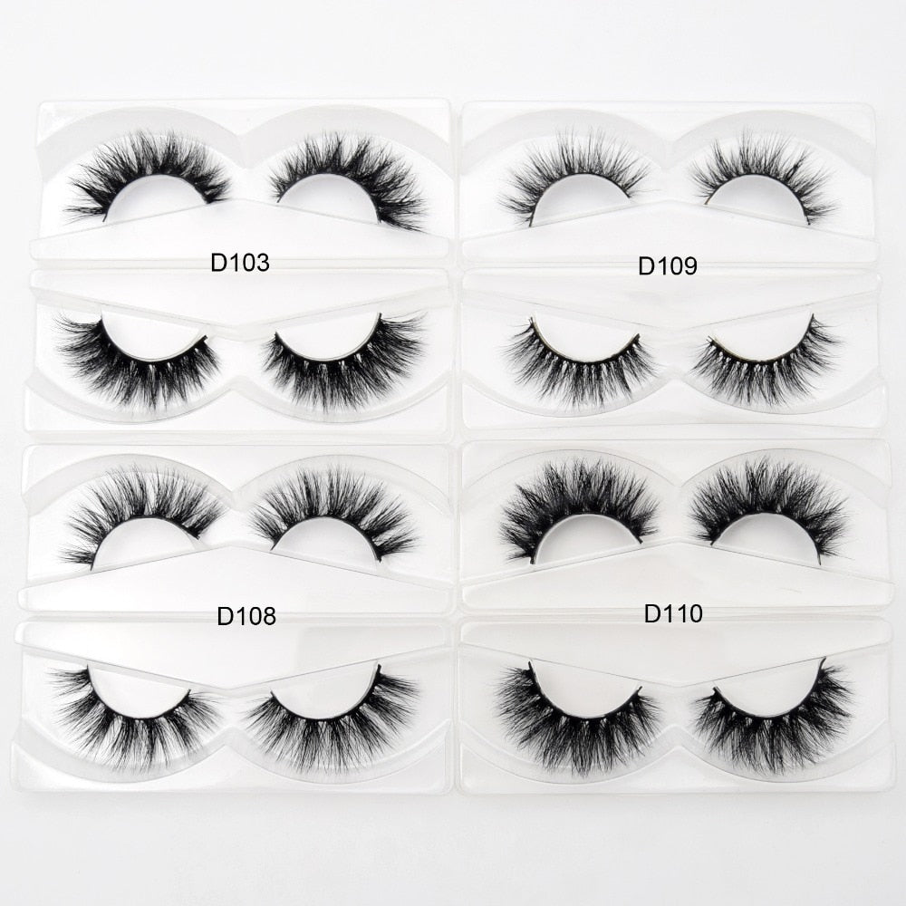 30 pairs/pack Visofree Lashes 3D Mink Eyelashes Full Strip Lashes Handmade Premium Mink Hair Multi-use False Eyelashes Makeup