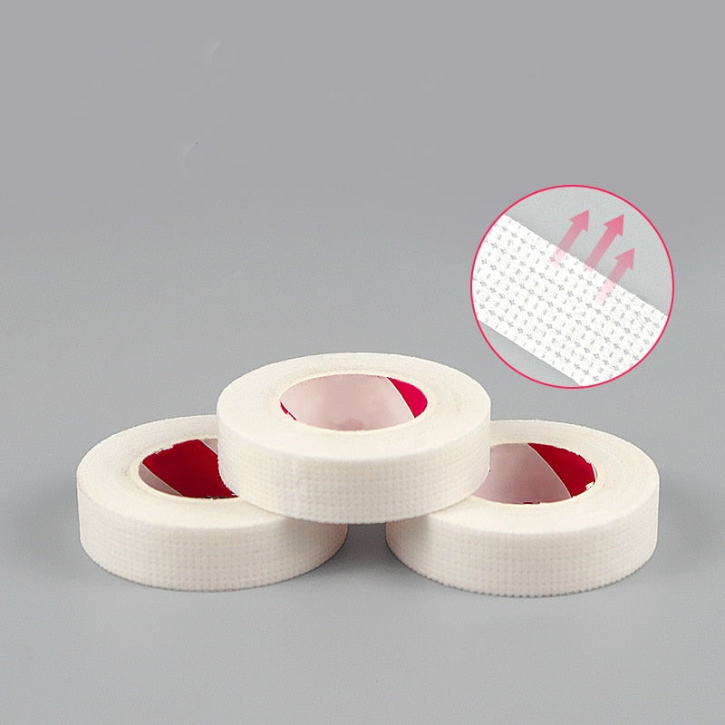 5Rolls 9M Eyelash Extension Medical Tape Under Eye Patches White Paper Isolation Lashes Patch