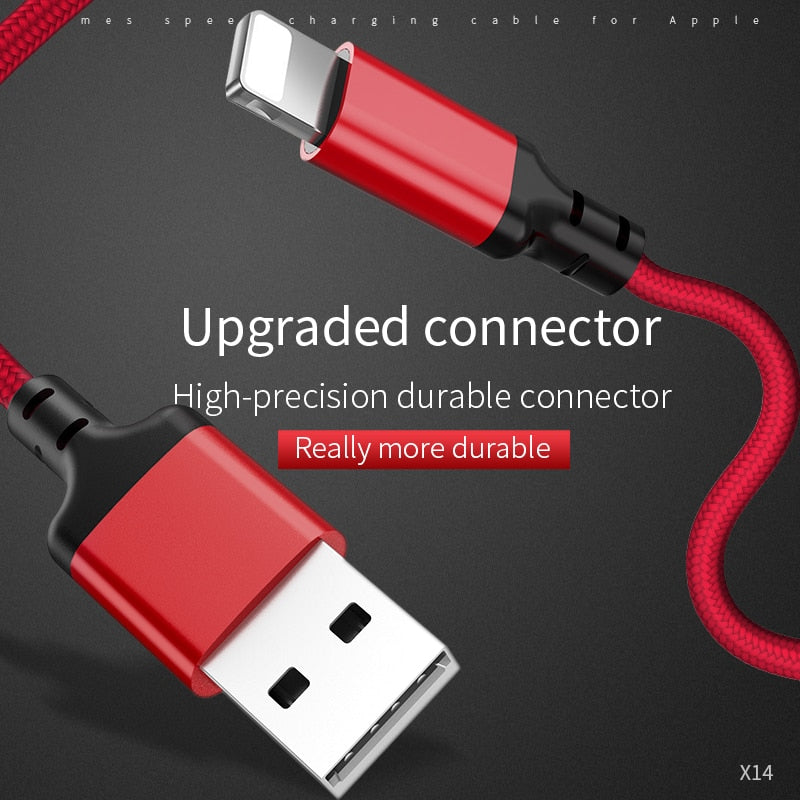 HOCO Best USB Cable Charging for iPhone 8 7 6 5 plus USB Cable Fast Charger Data Cable For iPhone 11 Pro X XS Max XR for iPad