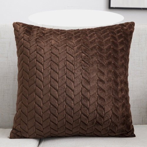 Plush Decorative Geometric Cushion Cover 45x45cm Pillow Case Home Decor Pillow Cover Living Room Luxury Throw Cushion Covers