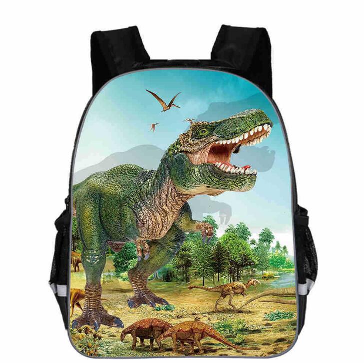 11-16inch Popular Animal Printing Dinosaur Backpack For Kids Jurassic World Fallen Kingdom Bags For Girls Boys Children School