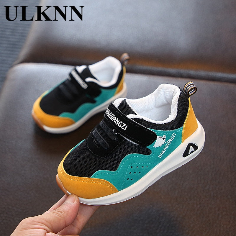 ULKNN Boy's Casual Shoes For Kid's  New Children's Sports Shoes Boys Girls Casual Breathable Mesh Baby Toddler Shoes SIZE 15-33