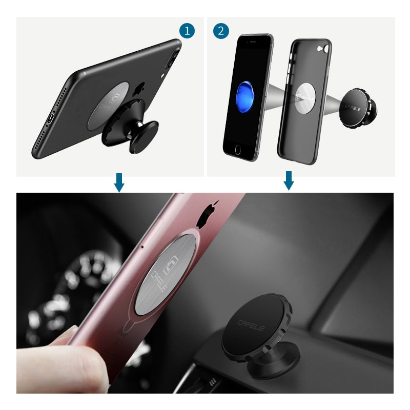 Cafele Magnetic Car phone Holder Stand For Cell Mobile Phone Portable Magnet Car Mount  Holders For iPhone 12 11 Pro max Xiaomi