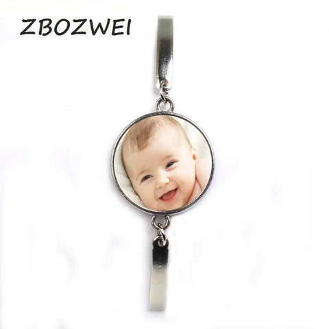 Handmade Personality Photo Family Photo Baby Child Dad Mom Brother Sister Grandparents Family Portrait Bracelet Private Custom