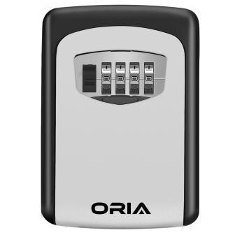ORIA 4 Digit Combination Durable Key Storage Lock Box Wall Mounted Safety Key Lock Box Large Storage Capacity