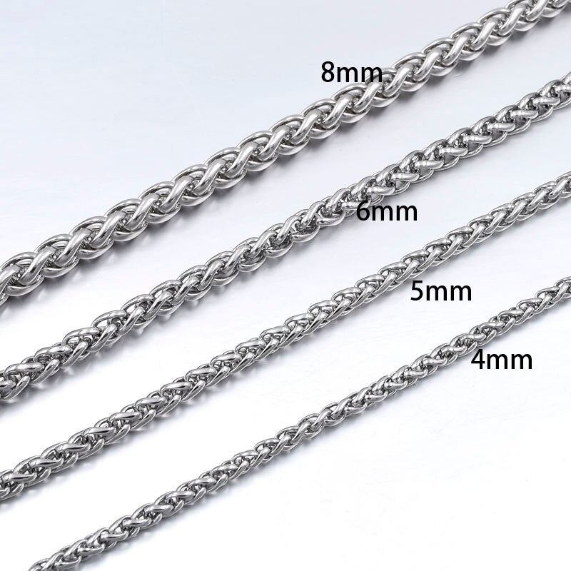 GOKADIMA Stainless Steel Chain Necklace for men or women Jewelry Accessories, Wholesale bijioux