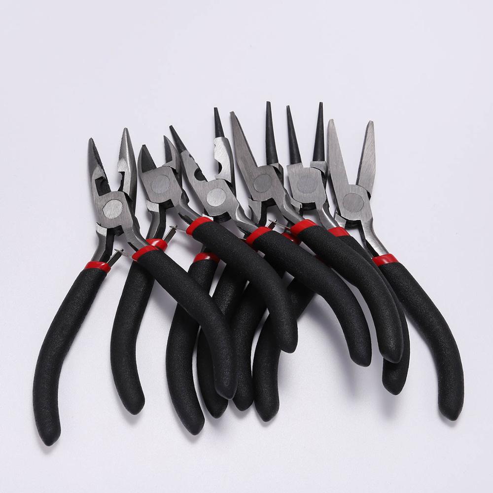 Ferronickel Carbon-Hardened Steel Round Nose End Cutting Jewlery Pliers Tools DIY Equipment Pliers Fit Handcraft Beadwork Repair.