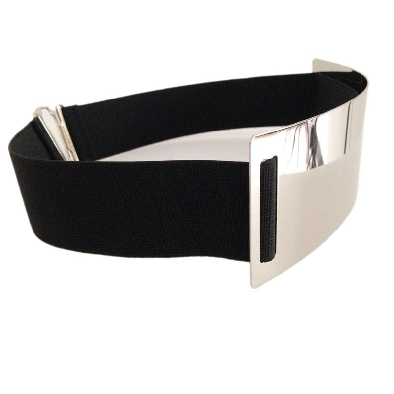 Hot Designer Belts for Woman Gold Silver Brand Belt Classy Elastic ceinture femme 5 color belt ladies Apparel Accessory bg-1368