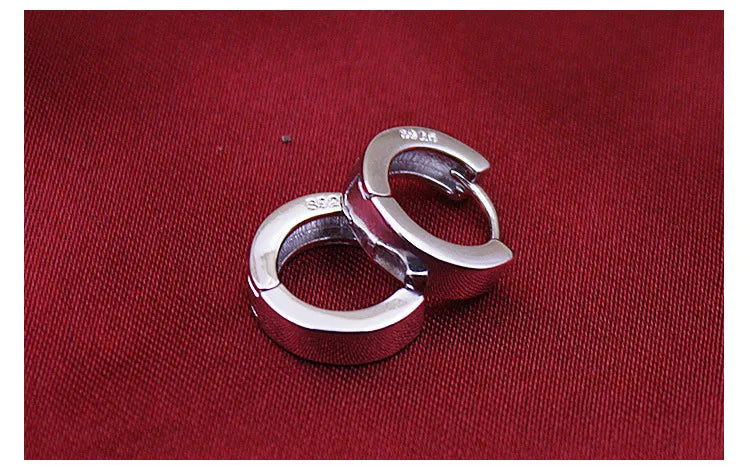 Cute 925 Sterling Silver Round Aaa Cz Circles Small Loop Huggies Hoop Earrings For Women Jewelry Kids Baby Children Girls Aros