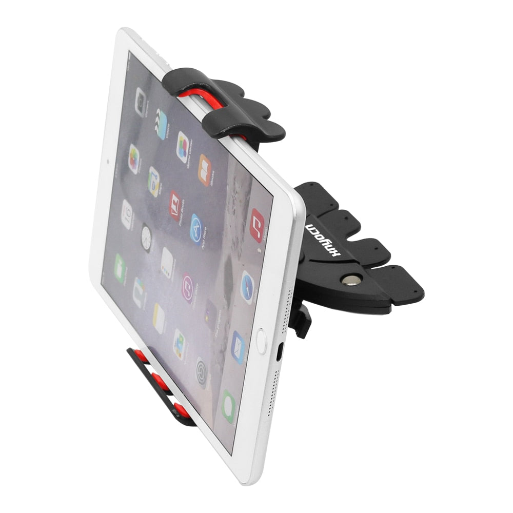 Universal 4 - 11 inch Tablet Holder Car CD Slot Tablet Bracket Mobile Phone Holder Mount Stand Rotatable For iPad Samsung pad