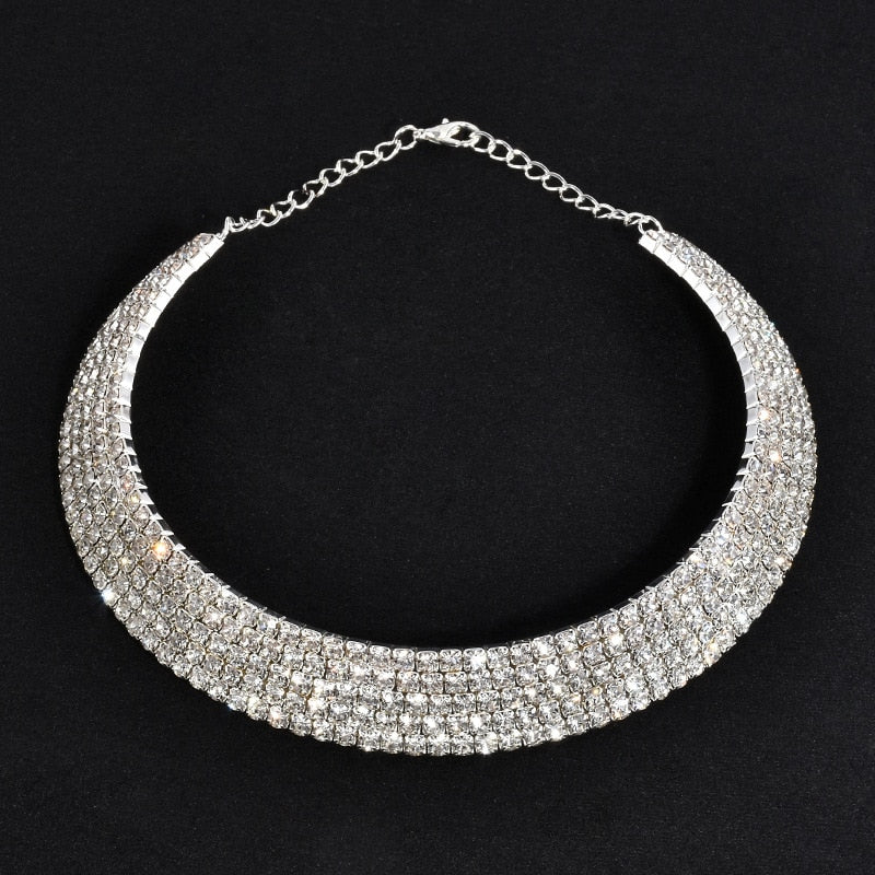 Rhinestone Choker naszyjniki momenty kołnierz kobiety oświadczenie biżuteria dziewczyna naszyjnik z imitacji pereł 5 stylów