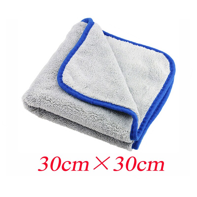 800GMS Car Care Polishing Super Thick Plush Microfiber Car Cleaning Cloth Car Care Microfibre Wax Detailing Washing Drying Towel