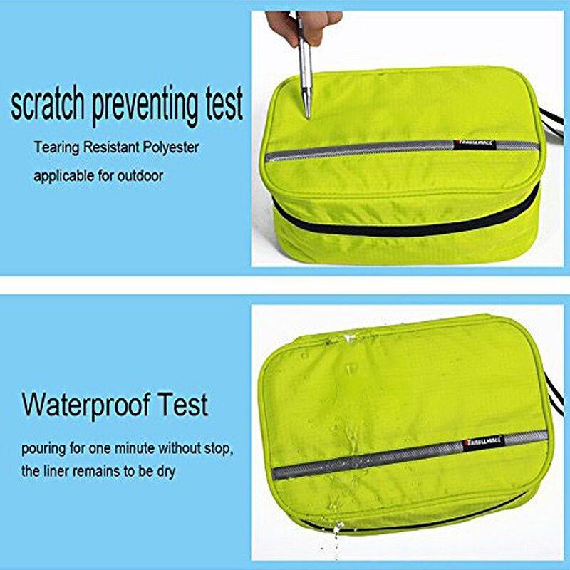 Waterproof Women MakeUp Bag Multi-Functional Handbags Travel Cosmetic Bag Men Toiletry Wash Necessaire Organizer Pouch