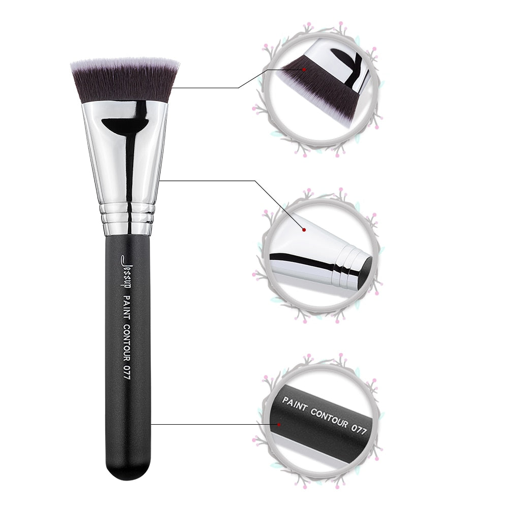 Jessup Contour Brush Makeup High quality dense Synthetic hair  077