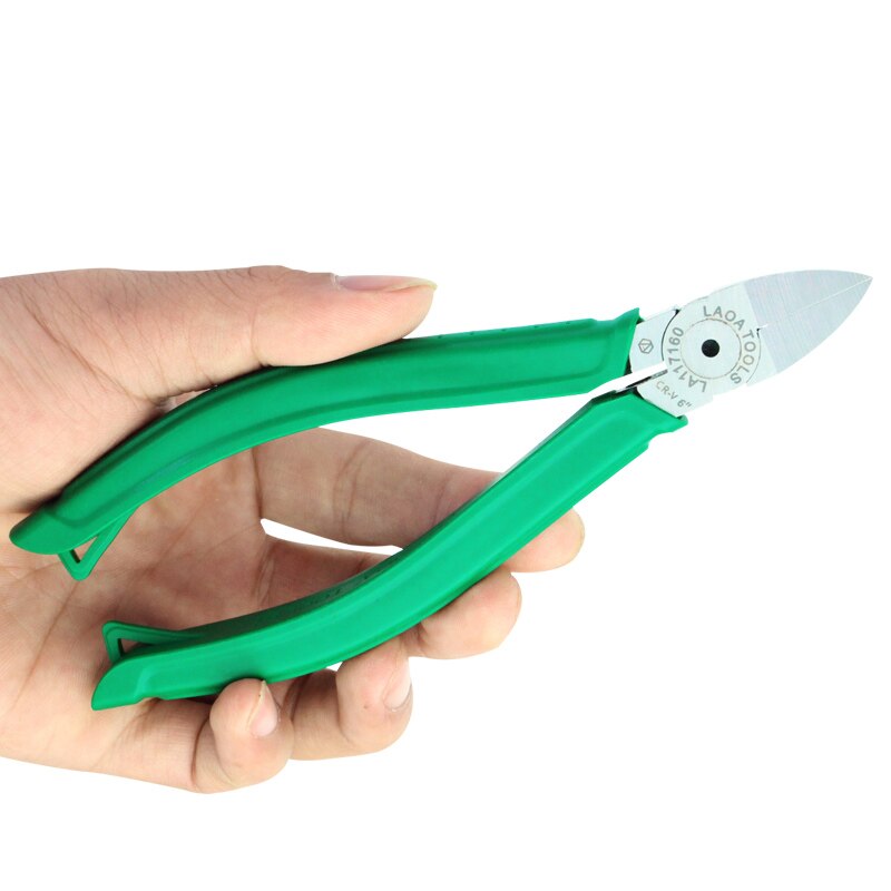 Cr-V Plastic Pliers Nippers Jewelry Electrical Wire Cable Cutters Cutting Side Snips Electrictrician Tool