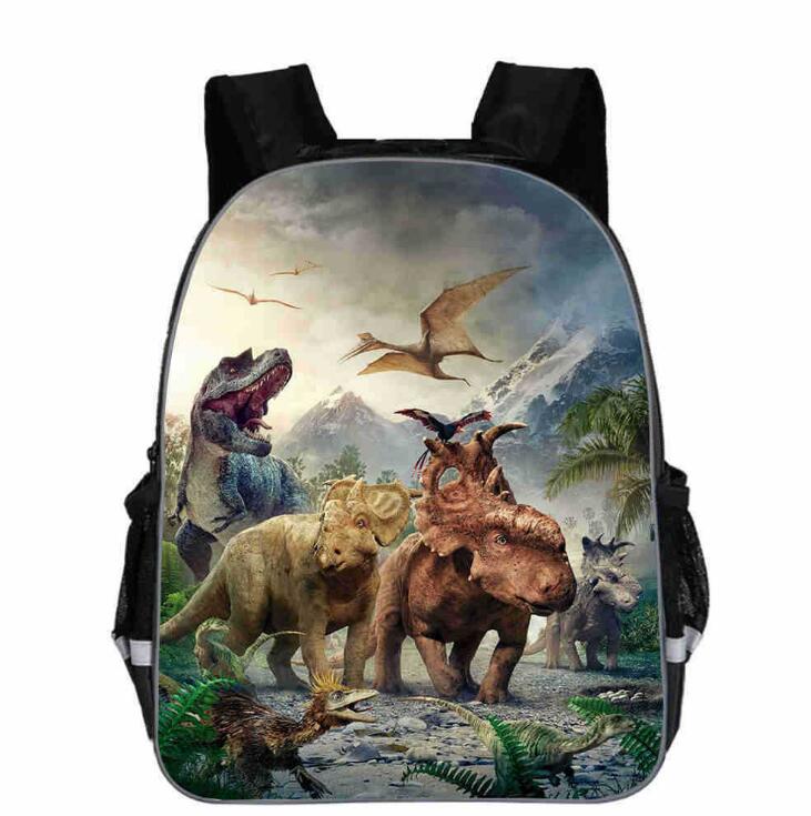 11-16inch Popular Animal Printing Dinosaur Backpack For Kids Jurassic World Fallen Kingdom Bags For Girls Boys Children School