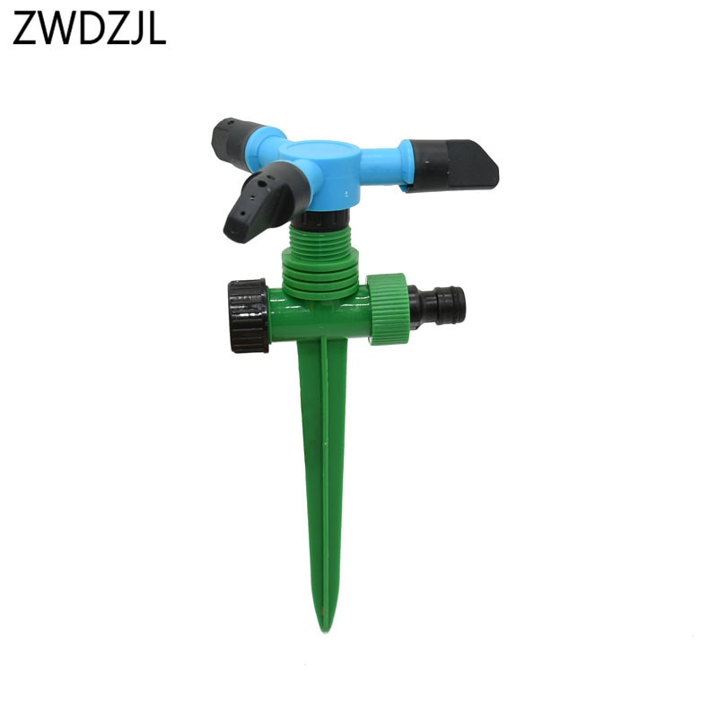 Garden water nozzle adjustable Rotate Sprinkler Nozzle Watering Head Lawn Water Sprinkler watering & irrigation 1set