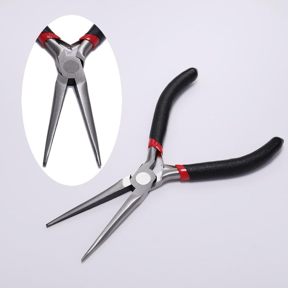 Ferronickel Carbon-Hardened Steel Round Nose End Cutting Jewlery Pliers Tools DIY Equipment Pliers Fit Handcraft Beadwork Repair.