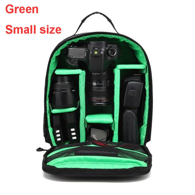 Waterproof DSLR Backpack Video Digital DSLR Camera Bag Multi-functional Outdoor Camera Photo Bag Case for Nikon Canon DSLR Lens