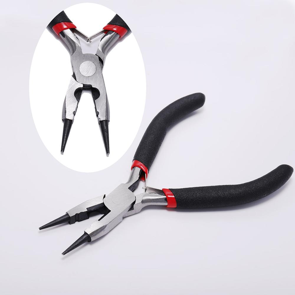 Ferronickel Carbon-Hardened Steel Round Nose End Cutting Jewlery Pliers Tools DIY Equipment Pliers Fit Handcraft Beadwork Repair.