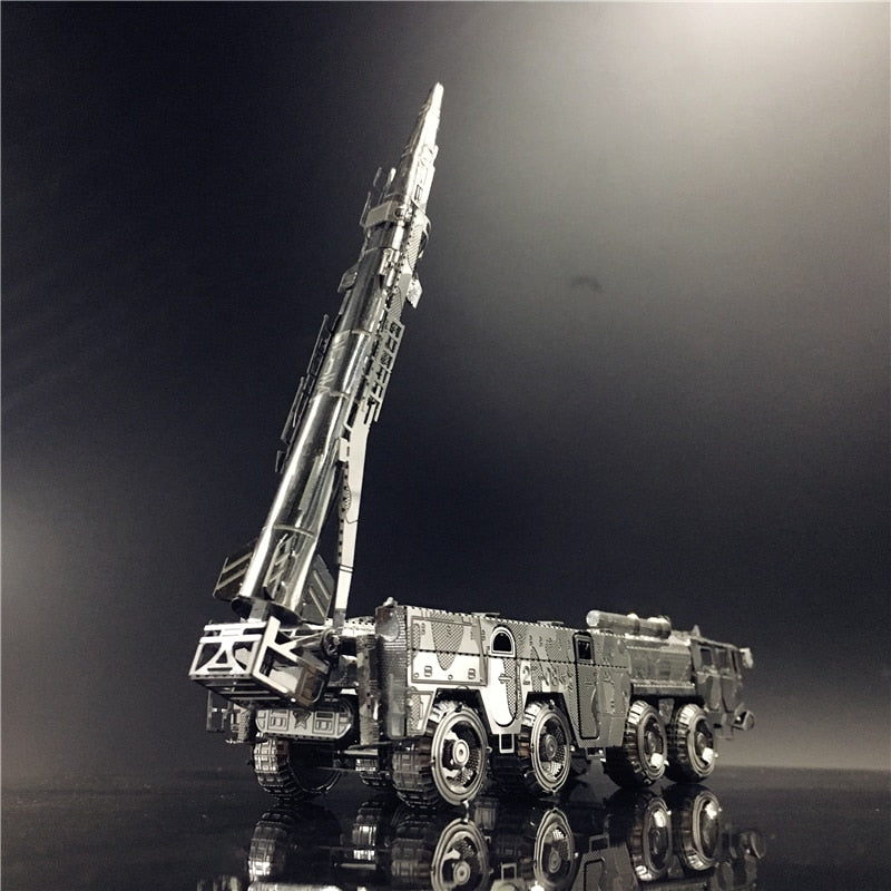 MMZ MODEL NANYUAN 3D Metal model kit Assembly Model DF-11 MISSILE CARRIER 2 Sheets Puzzle  DIY TOYS Gift Chinese military