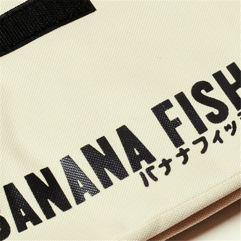 BANANA FISH Cartoon Women Shoulder Bags Canvas School Bags Ash Lynx Cosplay Messenger Bag Anime Crossbody Bag Bookbag Daypack