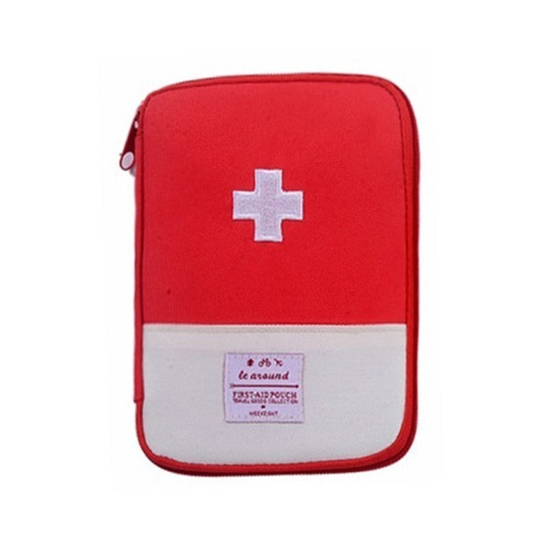 2 Colors Portable First Aid Kit For Home Outdoor Travel Camping Emergency Medical Bag Small Carrying Medical Treatment Packs
