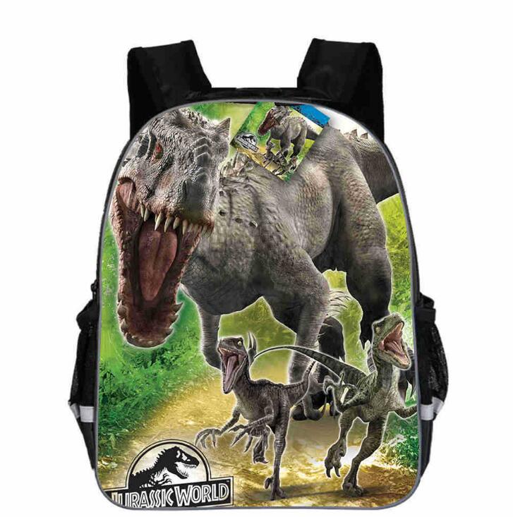 11-16inch Popular Animal Printing Dinosaur Backpack For Kids Jurassic World Fallen Kingdom Bags For Girls Boys Children School