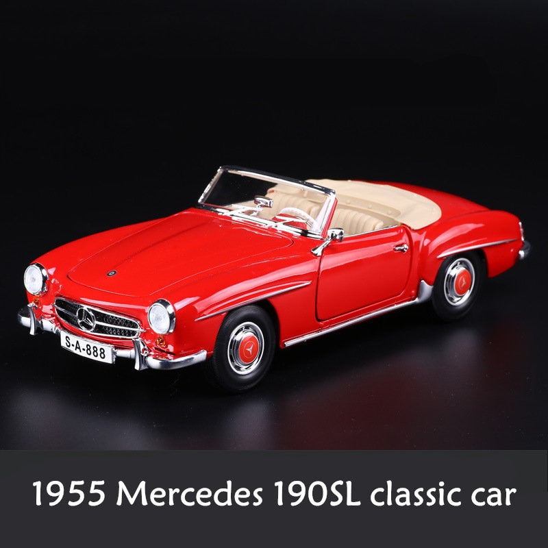 Maisto 1:18 Mercedes 500K 1936 classic car Alloy Retro Car Model Classic Car Model Car Decoration Collection gift