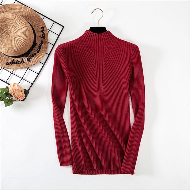 New Women's Turtleneck Sweater Women Sweaters Fashion Jersey Women Winter 2023 Autumn Pullover Women Sweater Jumper Truien Dames