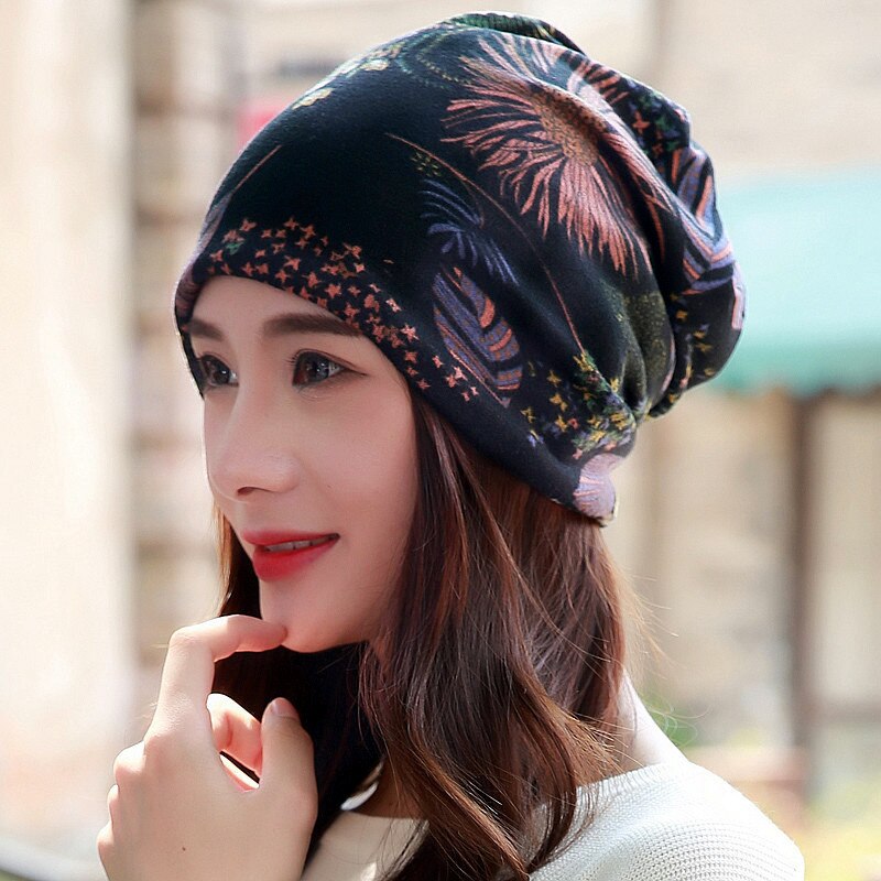 LongKeeper 6 Colors Women Beanies Caps Spring Women Beanie Hat For Women Caps 3 Way To Wear Bonnet