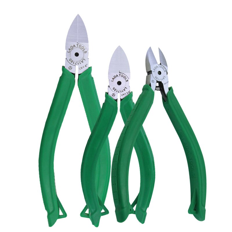 Cr-V Plastic Pliers Nippers Jewelry Electrical Wire Cable Cutters Cutting Side Snips Electrictrician Tool