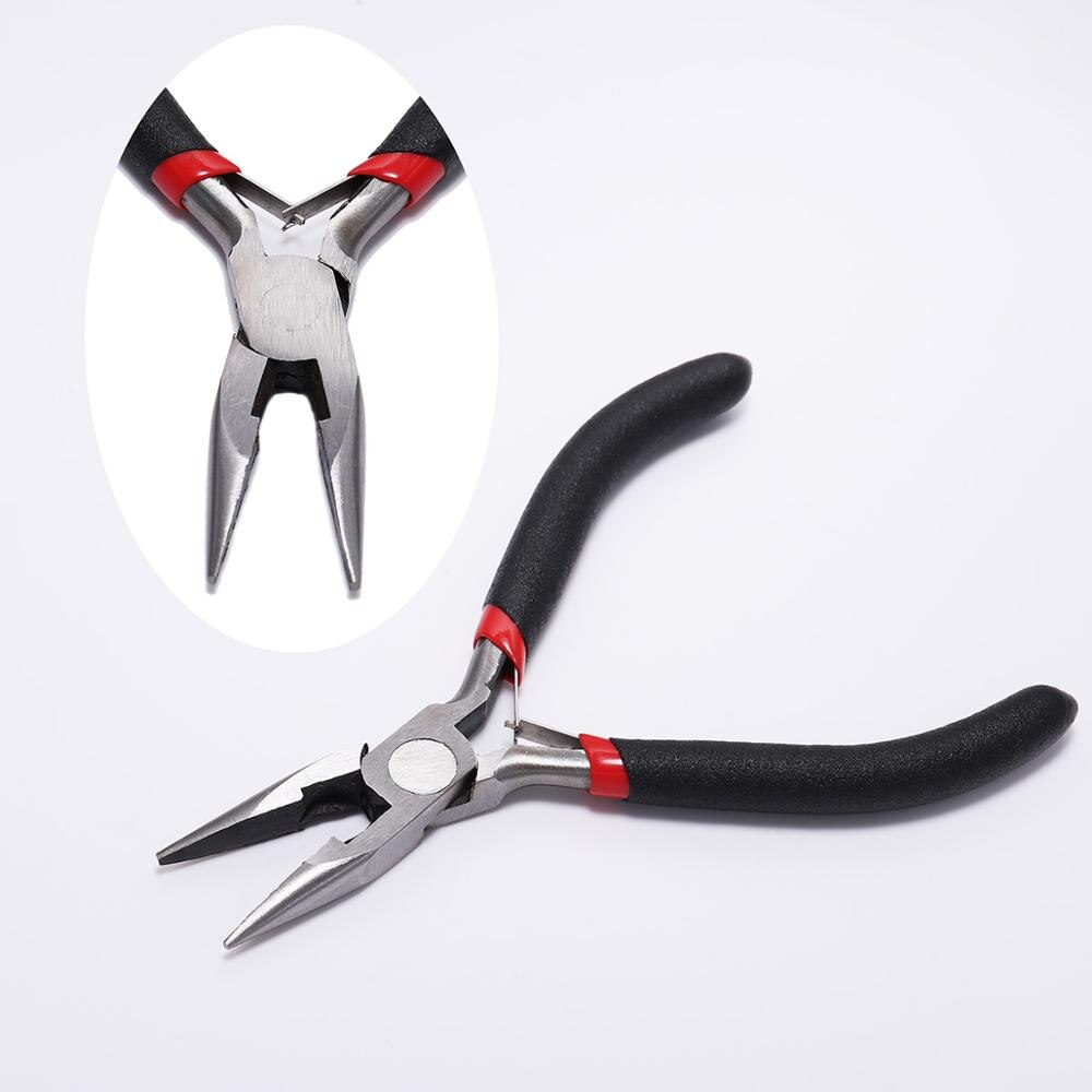 Ferronickel Carbon-Hardened Steel Round Nose End Cutting Jewlery Pliers Tools DIY Equipment Pliers Fit Handcraft Beadwork Repair.