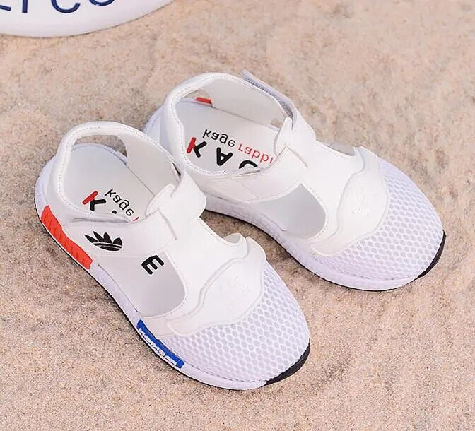 Hot fashion summer trend new girl sandals soft bottom lie fallow beach shoes boys  sandals