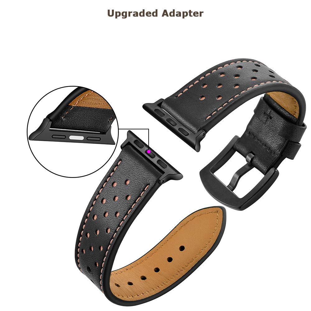 Leather strap For Apple Watch band 44mm 40mm iWatch band 42mm 38mm First layer cow leather bracelet apple watch serie 3 4 5 se 6