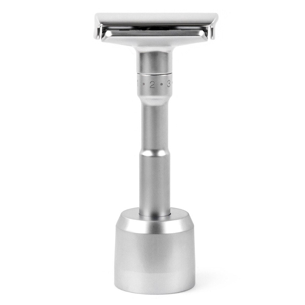 Mingshi Adjustable Safety Razor and Base for Man Shaving Razor Classic Safety Razor ming shi 2000s can choose Base and Razor